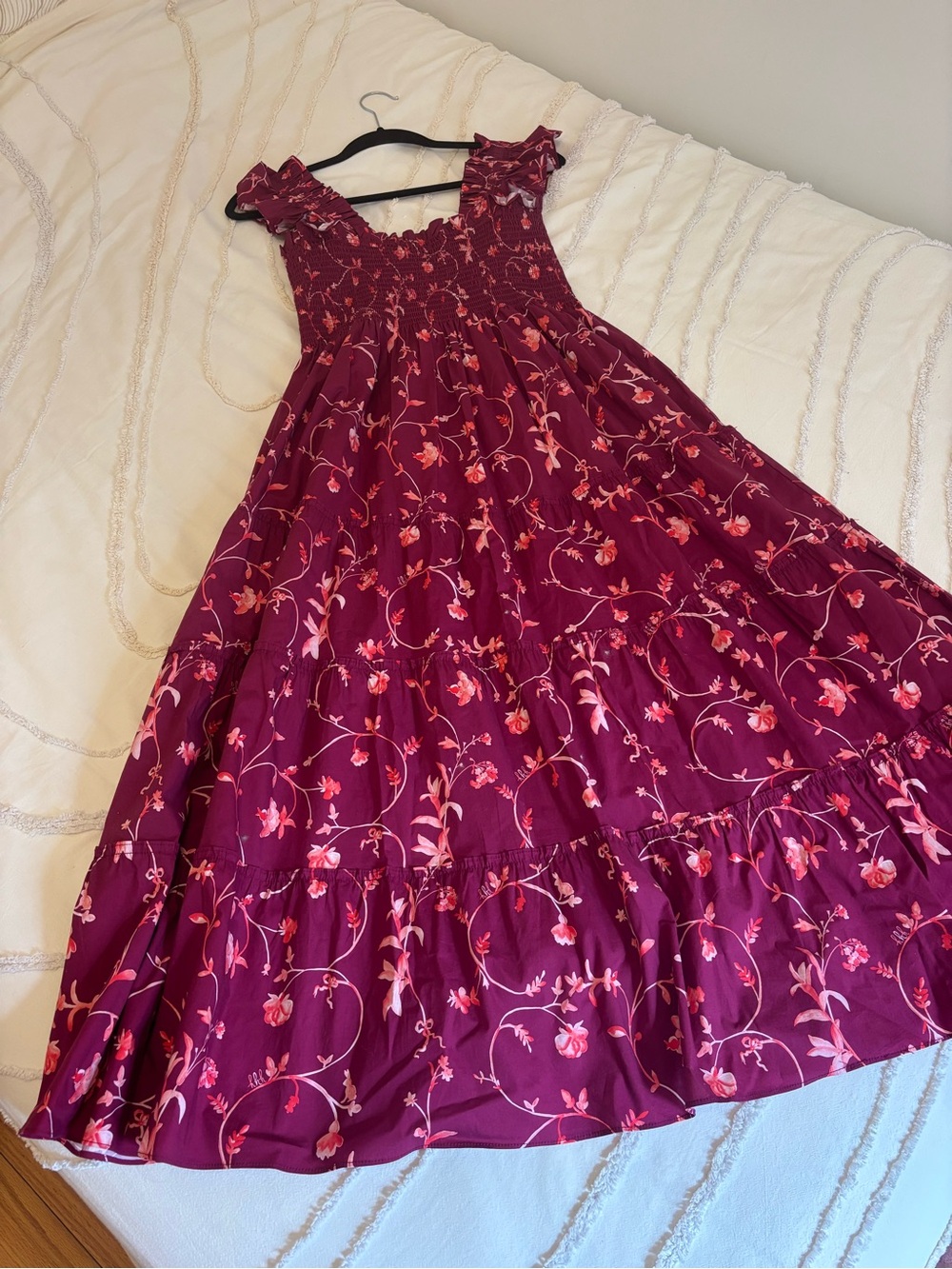 Hill House Ellie Nap dress- Red/Pink floral